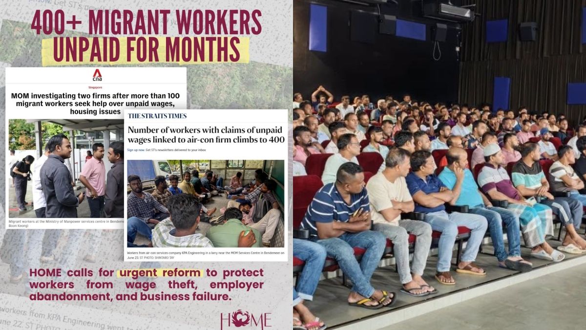 KPA Engineering case exposes wage recovery gaps; HOME calls for statutory wage protection fund reform