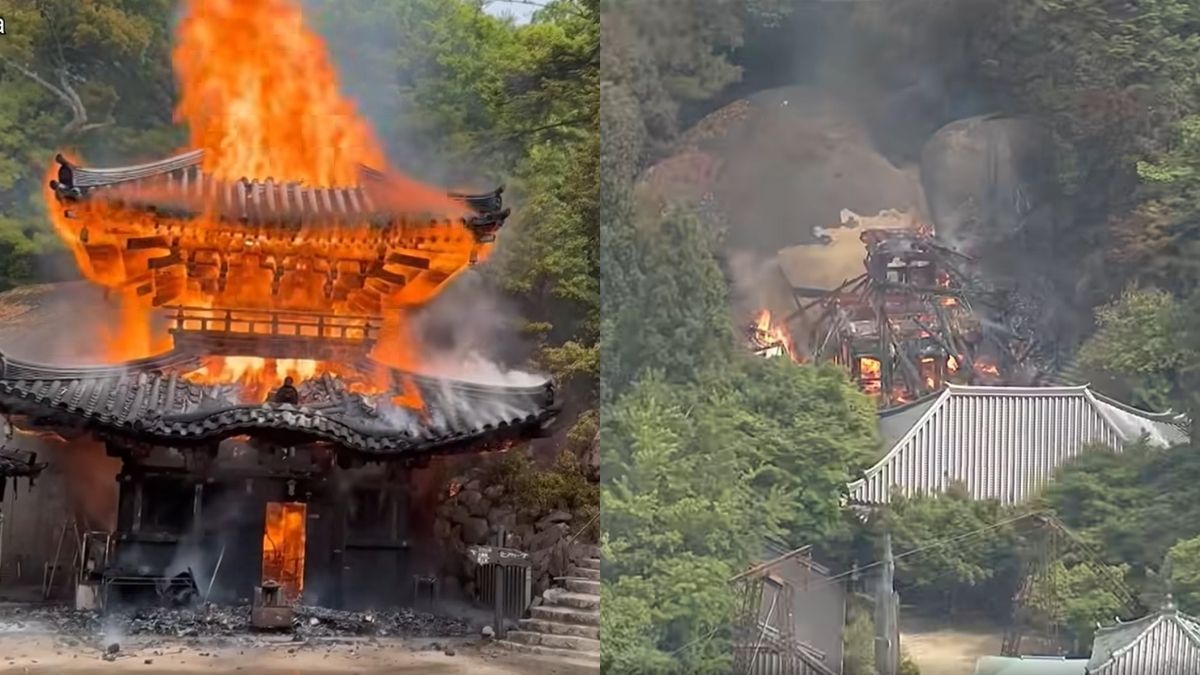 Blaze destroys Reikado Hall home to Japan’s famed Eternal Flame